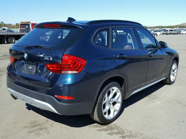 WBAVM5C59DVL63725 - 2013 BMW X1 XDRIVE3 BLUE photo 4