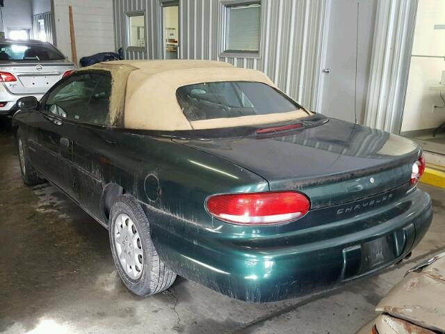 3C3EL45H5XT603806 - 1999 CHRYSLER SEBRING JX GREEN photo 3