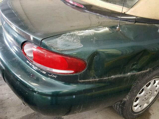 3C3EL45H5XT603806 - 1999 CHRYSLER SEBRING JX GREEN photo 9