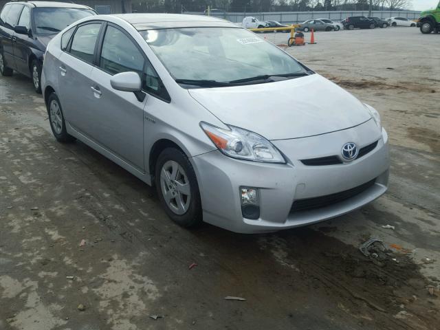 JTDKN3DU5A5154572 - 2010 TOYOTA PRIUS SILVER photo 1