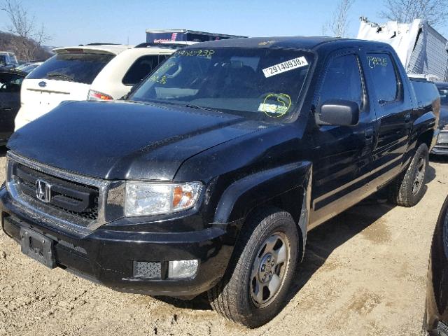 5FPYK1F23AB003450 - 2010 HONDA RIDGELINE BLACK photo 2