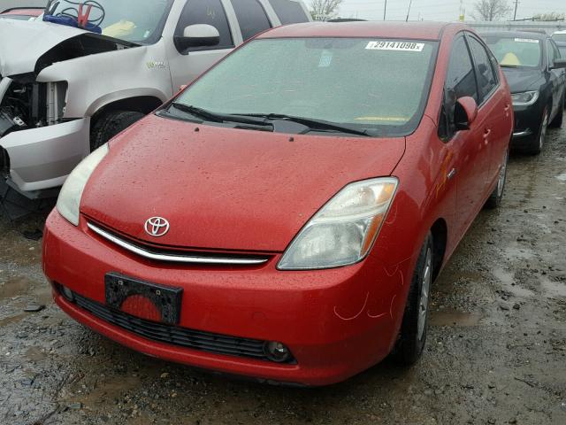 JTDKB20UX73265762 - 2007 TOYOTA PRIUS RED photo 2