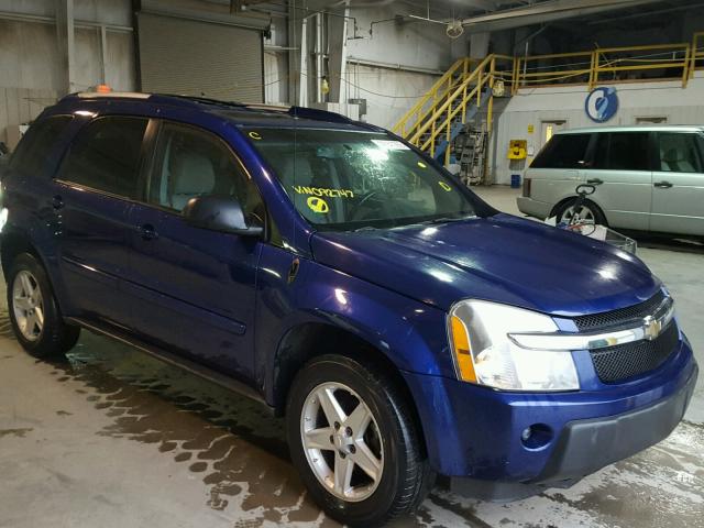 2CNDL73F156092747 - 2005 CHEVROLET EQUINOX LT BLUE photo 1