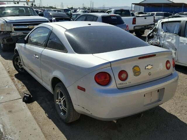 1G1AL18F687203500 - 2008 CHEVROLET COBALT LT SILVER photo 3