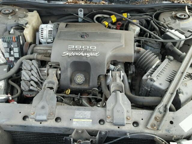 2G4WF551621215795 - 2002 BUICK REGAL GS GRAY photo 7