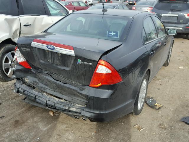 3FADP0L32BR231235 - 2011 FORD FUSION HYB BLACK photo 4