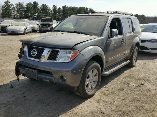 5N1AR18W67C649153 - 2007 NISSAN PATHFINDER GRAY photo 2