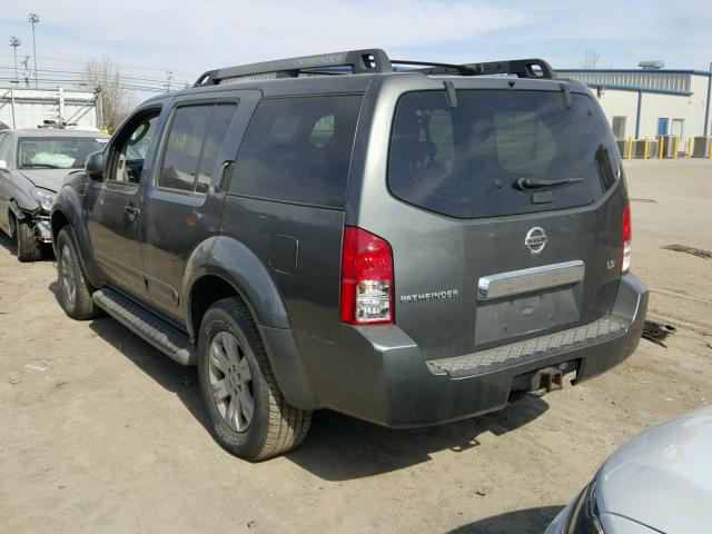 5N1AR18W67C649153 - 2007 NISSAN PATHFINDER GRAY photo 3