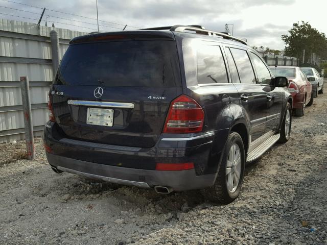 4JGBF71E18A337269 - 2008 MERCEDES-BENZ GL 450 4MA BLACK photo 4