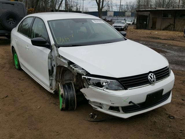 3VW1K7AJ7EM319783 - 2014 VOLKSWAGEN JETTA BASE Սպիտակ լուսանկար 1