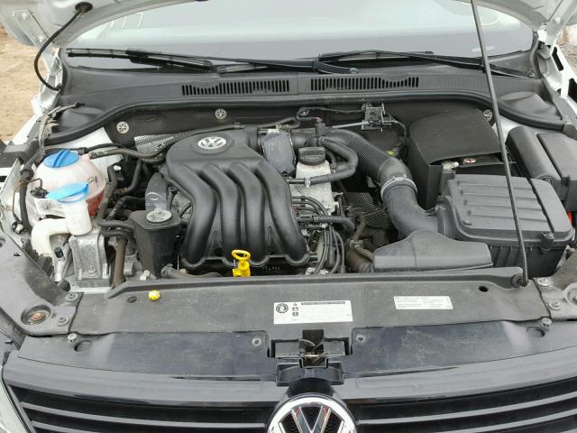 3VW1K7AJ7EM319783 - 2014 VOLKSWAGEN JETTA BASE Սպիտակ լուսանկար 7