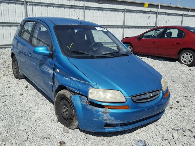 KL1TD66666B648270 - 2006 CHEVROLET AVEO BASE Mavi fotoğraf 1