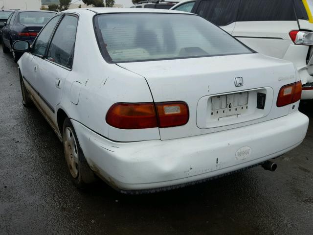 JHMEH9698NS012383 - 1992 HONDA CIVIC EX WHITE photo 3