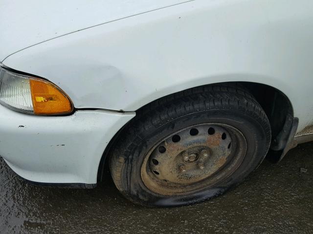 JHMEH9698NS012383 - 1992 HONDA CIVIC EX თეთრი ფოტო 9