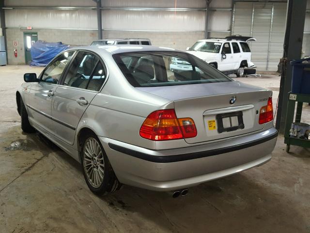 WBAEV53452KM24197 - 2002 BMW 330 I SILVER photo 3