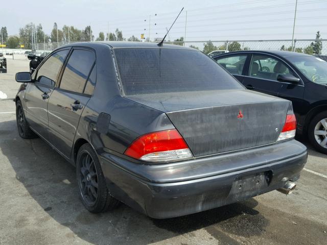 JA3AJ26E53U078740 - 2003 MITSUBISHI LANCER ES CHARCOAL photo 3