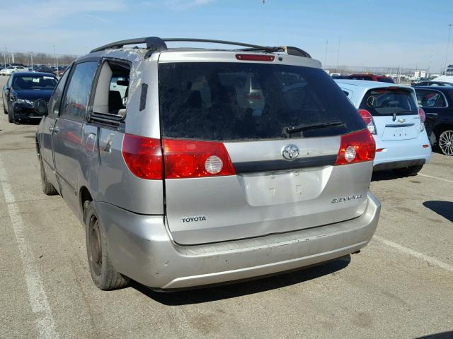 5TDZA23C56S437763 - 2006 TOYOTA SIENNA CE GRAY photo 3