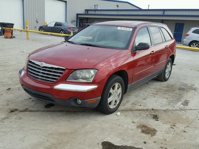 2C4GM68455R491742 - 2005 CHRYSLER PACIFICA T RED photo 2