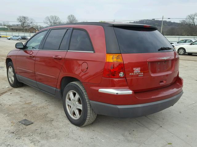 2C4GM68455R491742 - 2005 CHRYSLER PACIFICA T RED photo 3