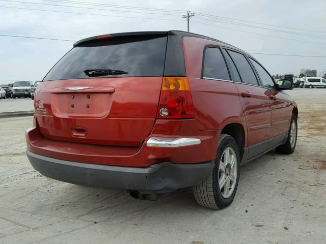 2C4GM68455R491742 - 2005 CHRYSLER PACIFICA T RED photo 4
