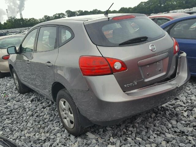 JN8AS58T18W302422 - 2008 NISSAN ROGUE S/SL GRAY photo 3