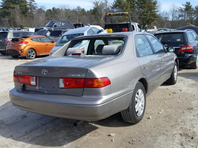 4T1BG22K51U025254 - 2001 TOYOTA CAMRY CE GRAY photo 4