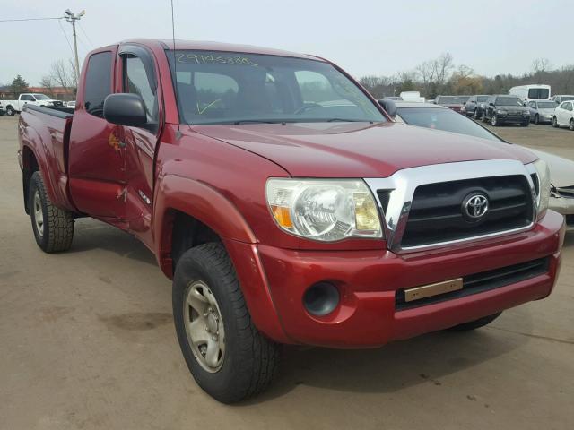 5TEUX42N75Z120642 - 2005 TOYOTA TACOMA ACC RED photo 1