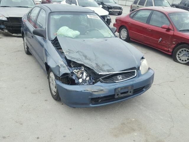 1HGEJ6674TL031170 - 1996 HONDA CIVIC LX BLUE photo 1