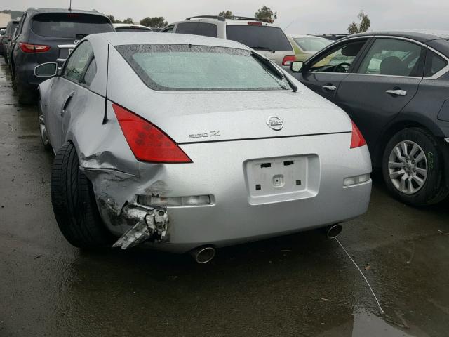 JN1BZ34D57M501212 - 2007 NISSAN 350Z COUPE SILVER photo 3