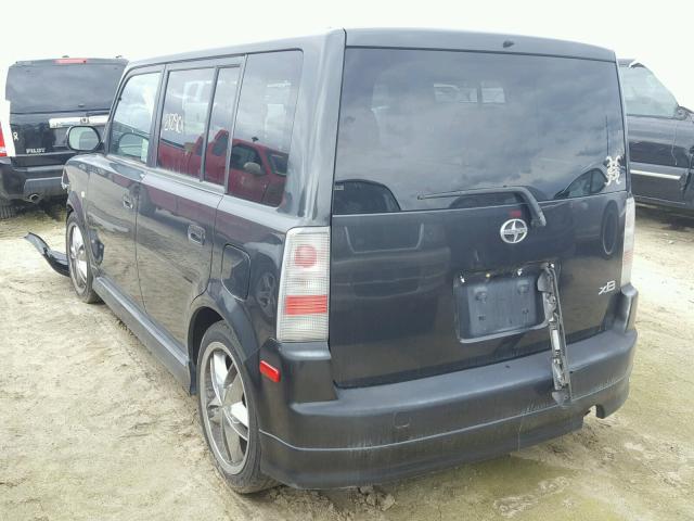 JTLKT324764073986 - 2006 TOYOTA SCION XB CHARCOAL photo 3