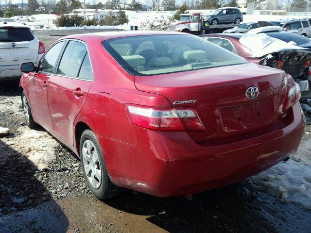 JTNBE46K073033806 - 2007 TOYOTA CAMRY NEW RED photo 3