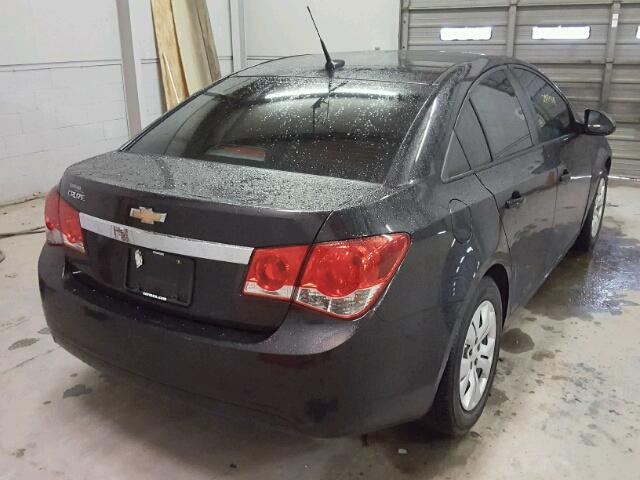 1G1PA5SG2D7136655 - 2013 CHEVROLET CRUZE LS BLACK photo 4