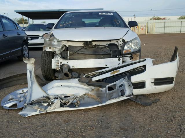 1G1ZA5EU8BF322424 - 2011 CHEVROLET MALIBU LS თეთრი ფოტო 9