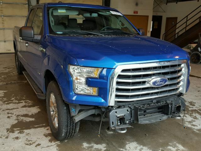 1FTFX1EG1GKE56489 - 2016 FORD F150 SUPER BLUE photo 1