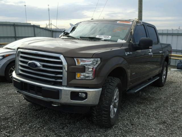 1FTEW1EGXGKF91193 - 2016 FORD F150 SUPER BROWN photo 2