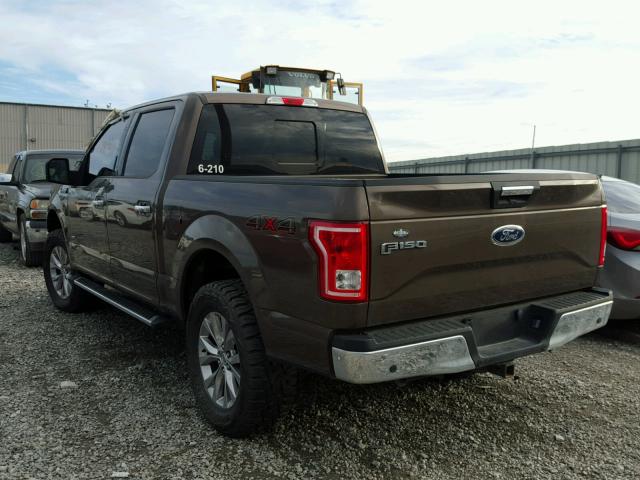 1FTEW1EGXGKF91193 - 2016 FORD F150 SUPER BROWN photo 3