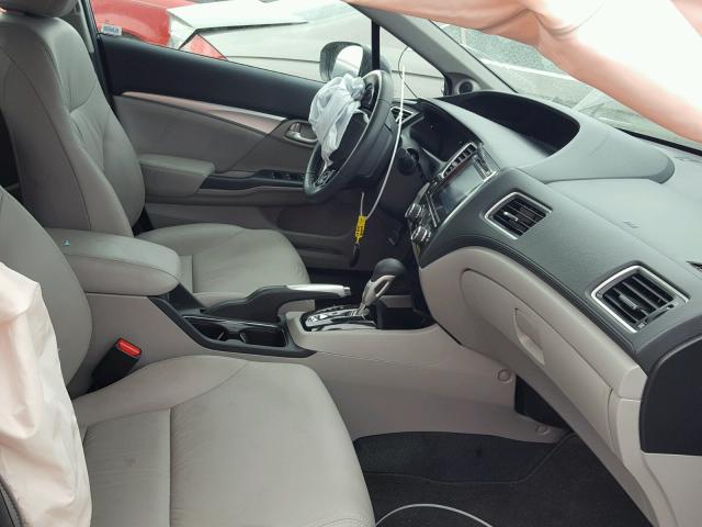 2HGFB2F92FH524794 - 2015 HONDA CIVIC EXL 灰色 照片 5