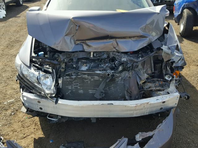 2HGFB2F92FH524794 - 2015 HONDA CIVIC EXL 灰色 照片 7