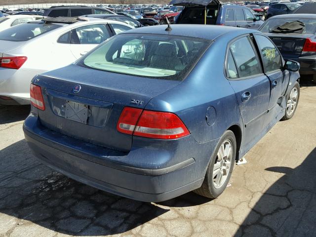 YS3FD49Y761020594 - 2006 SAAB 9-3 BASE BLUE photo 4