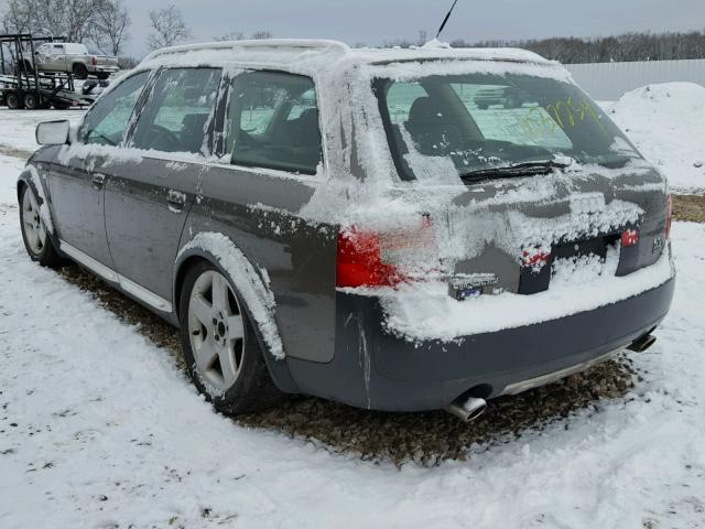 WA1YD54B63N006077 - 2003 AUDI ALLROAD GRAY photo 3