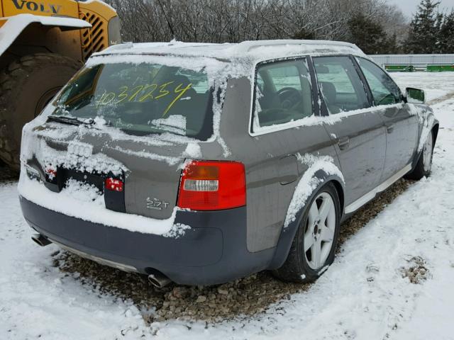 WA1YD54B63N006077 - 2003 AUDI ALLROAD GRAY photo 4