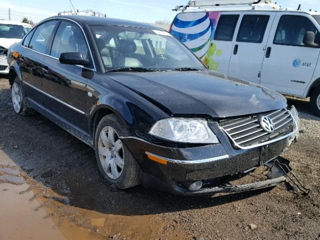 WVWRH63B11P288541 - 2001 VOLKSWAGEN PASSAT GLX BLACK photo 1