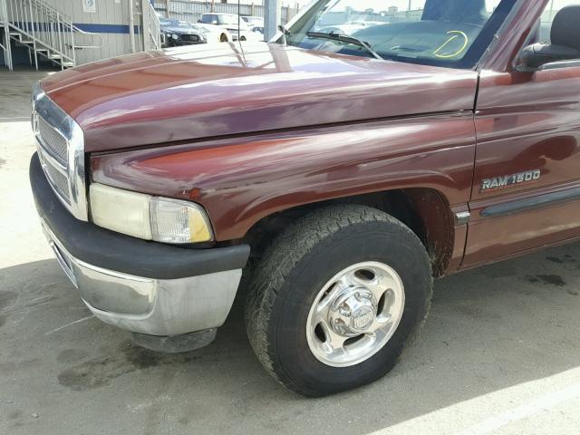 3B7KC26611M511853 - 2001 DODGE RAM 2500 MAROON photo 9