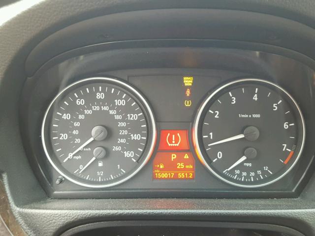 WBAVD13516KV10388 - 2006 BMW 325 XI WHITE photo 8