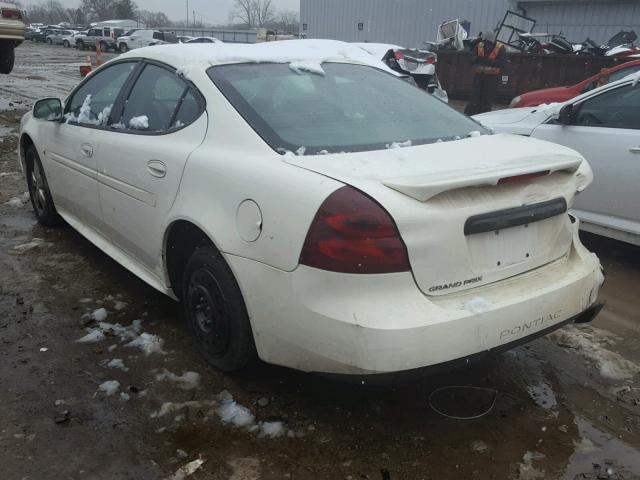 2G2WP552681117339 - 2008 PONTIAC GRAND PRIX WHITE photo 3