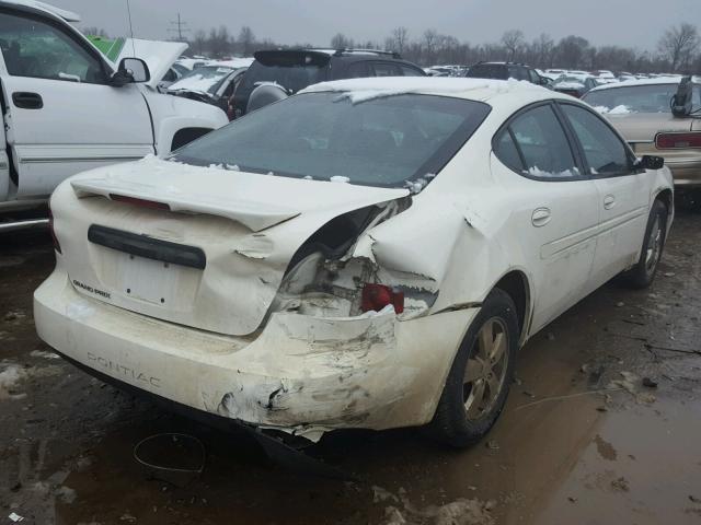 2G2WP552681117339 - 2008 PONTIAC GRAND PRIX WHITE photo 4