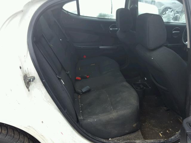 2G2WP552681117339 - 2008 PONTIAC GRAND PRIX WHITE photo 6