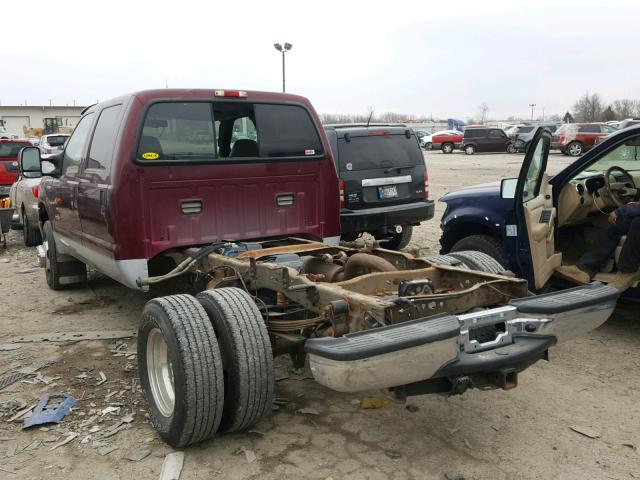 1FTWW33P36EA08009 - 2006 FORD F350 SUPER BURGUNDY photo 3