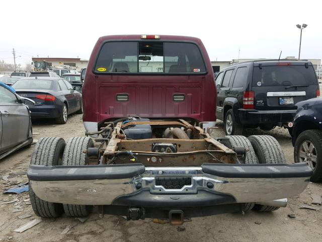 1FTWW33P36EA08009 - 2006 FORD F350 SUPER BURGUNDY photo 6