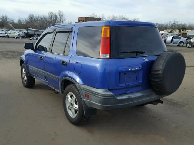 JHLRD184X1C031350 - 2001 HONDA CR-V LX BLUE photo 3